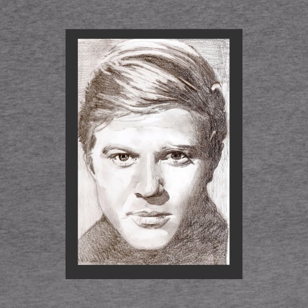 Young Robert Redford by Grant Hudson